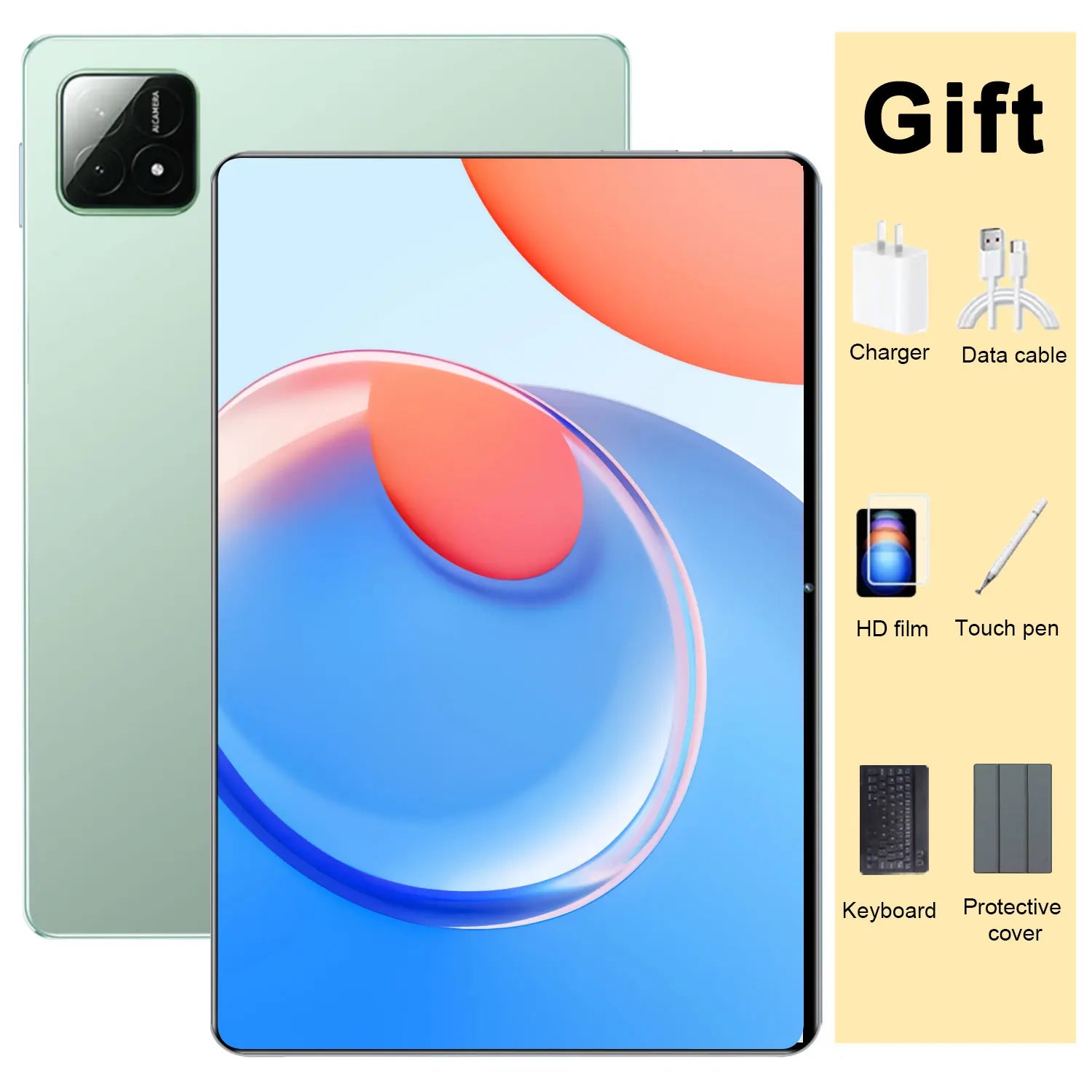 Tablette 5G Android 13 – Écran 10,36", 20000mAh, Google Play, GPS