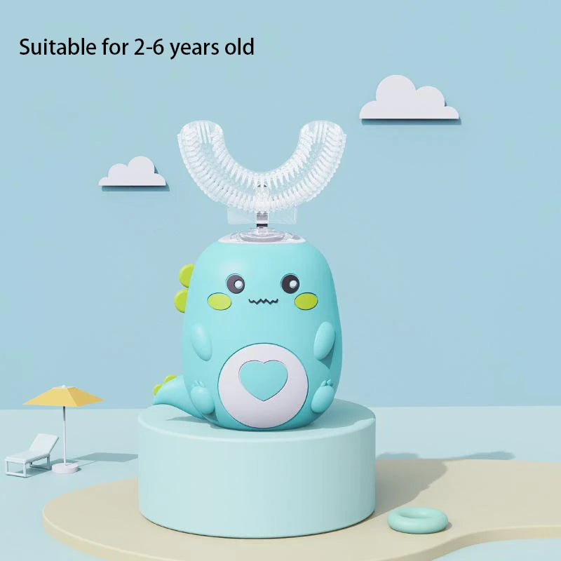 Brosse à dents électrique sonique en U pour enfants