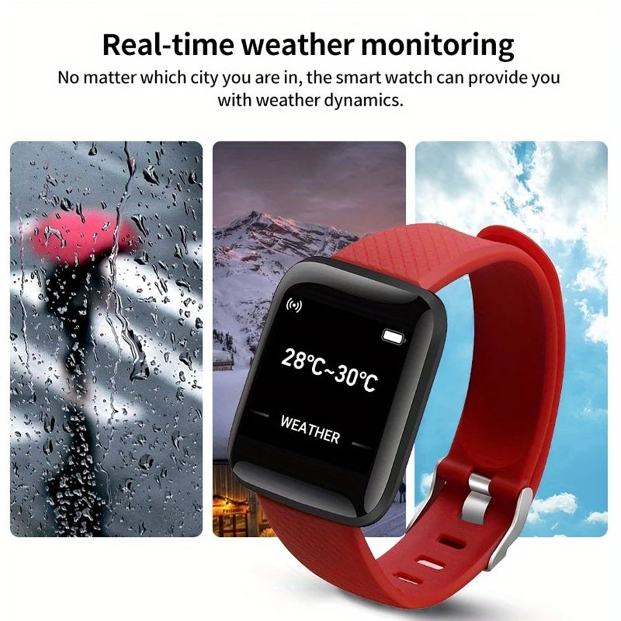 Smartwatch Connectée Y68 / 116Plus – Fitness, Fréquence Cardiaque & Notifications