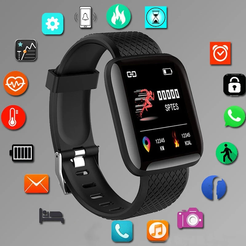 Smartwatch Connectée Y68 / 116Plus – Fitness, Fréquence Cardiaque & Notifications