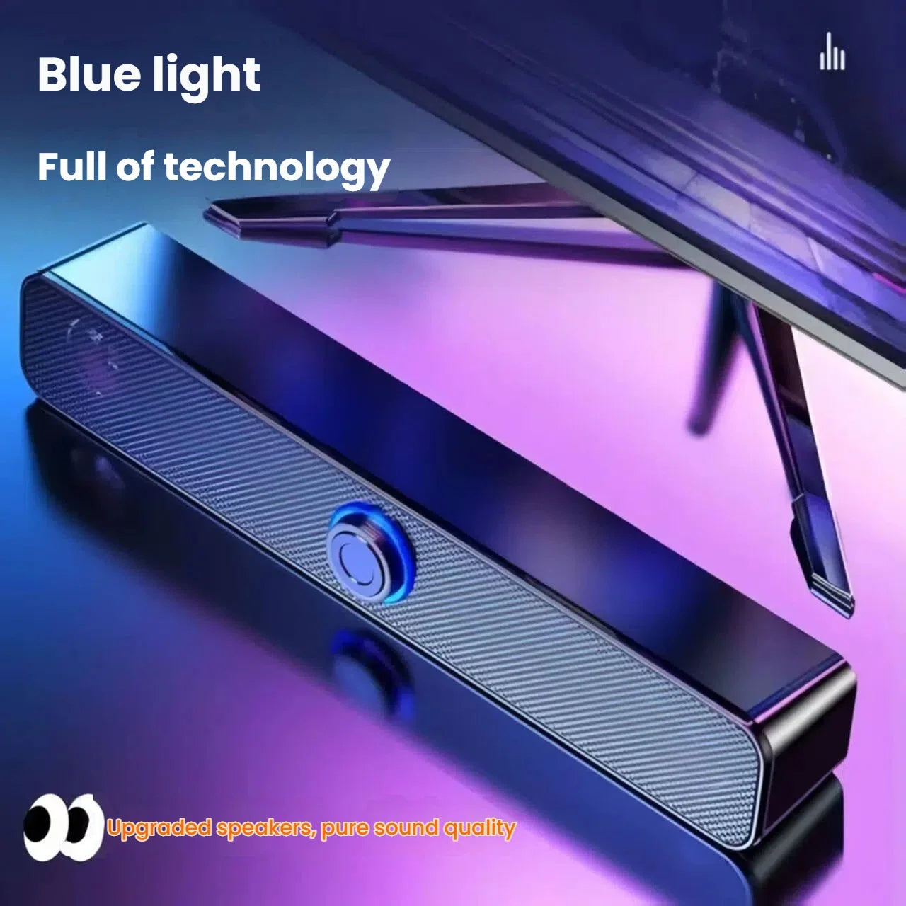 Barre de Son Bluetooth – Filaire & Sans Fil, Compatible PC, TV, Laptop & Gaming