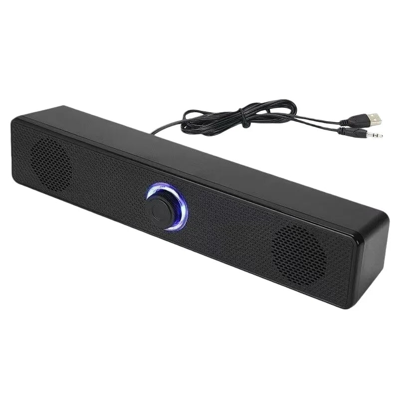 Barre de Son Bluetooth – Filaire & Sans Fil, Compatible PC, TV, Laptop & Gaming