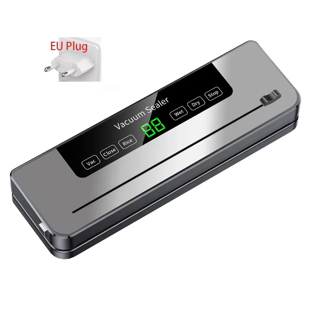 Scelleuse Sous Vide Électrique – Coupeur Intégré, Sec/Humide, Écran Tactile