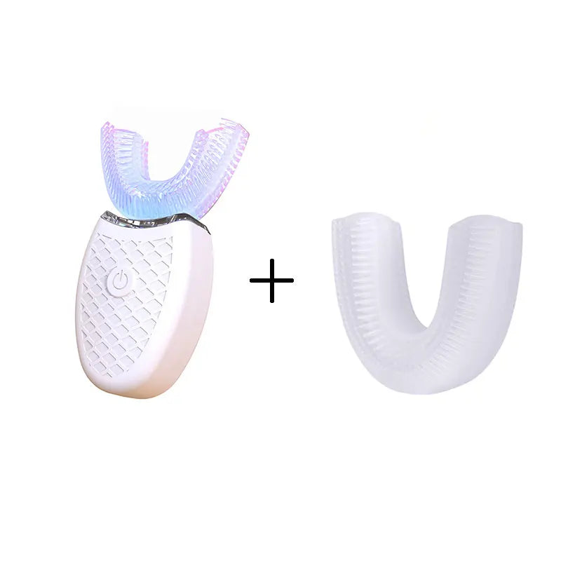 Brosse à Dents Électrique Sonique 360° – Tête en U, Charge USB, Waterproof