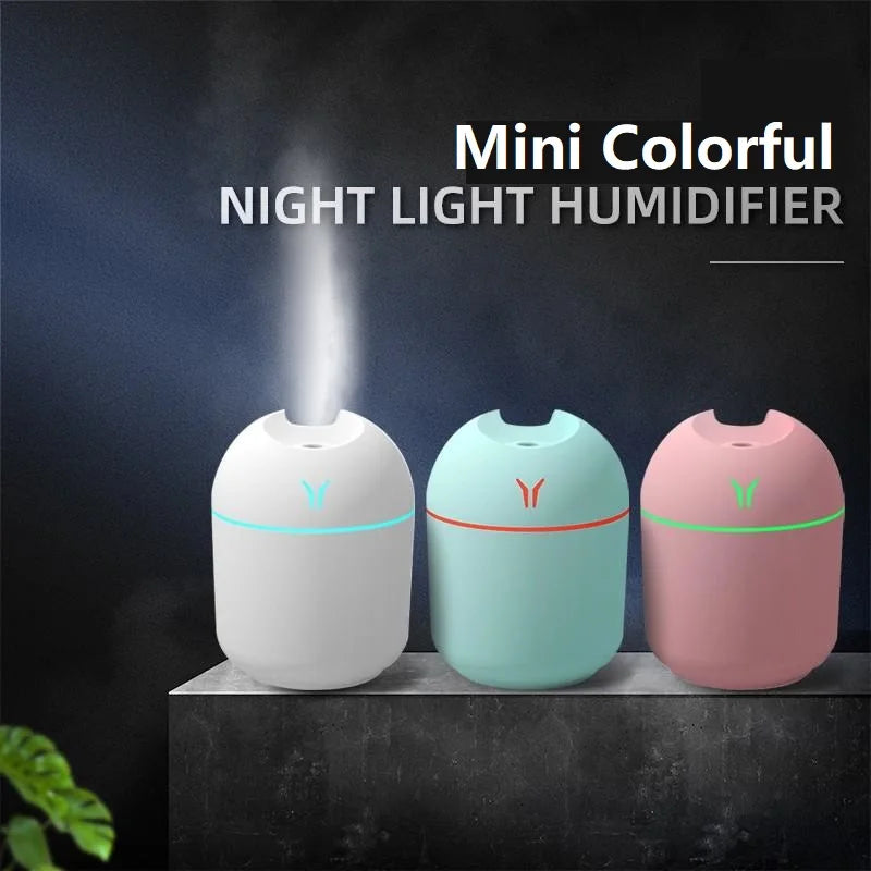 Humidificateur USB Mini – Diffuseur d'Arômes avec Lampe LED