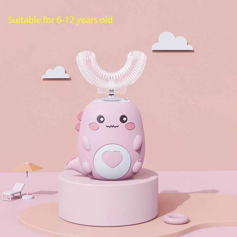 Brosse à dents électrique sonique en U pour enfants