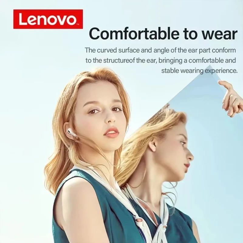 Écouteurs Bluetooth Lenovo LP40 – Son HIFI, Contrôle Tactile & Micro