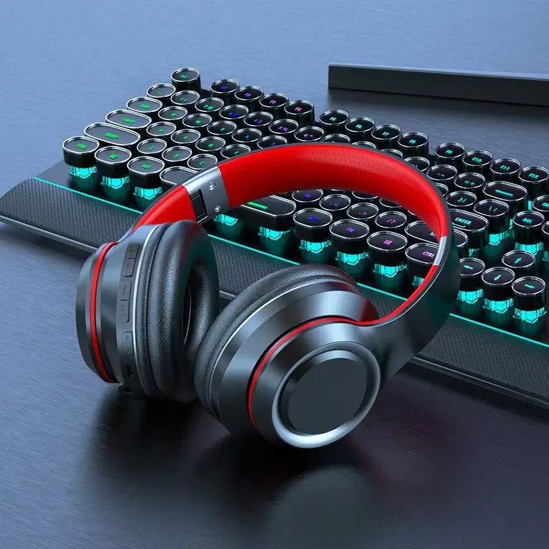 Casque Bluetooth Sans Fil – Écran LED, Micro Intégré, Lecteur MP3 & Carte TF
