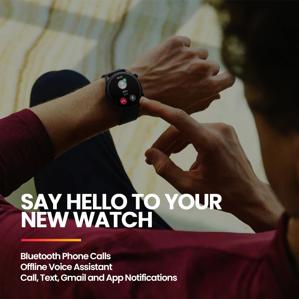 Montre Connectée Zeblaze Btalk 3 Plus – Appels, Suivi Santé, Écran HD 1,39"