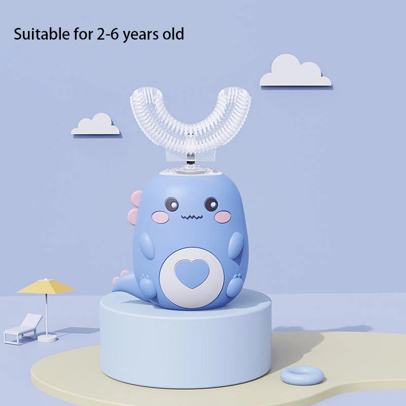 Brosse à dents électrique sonique en U pour enfants
