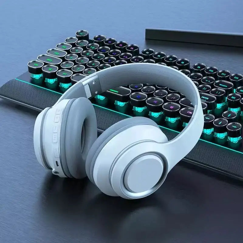 Casque Bluetooth Sans Fil – Écran LED, Micro Intégré, Lecteur MP3 & Carte TF