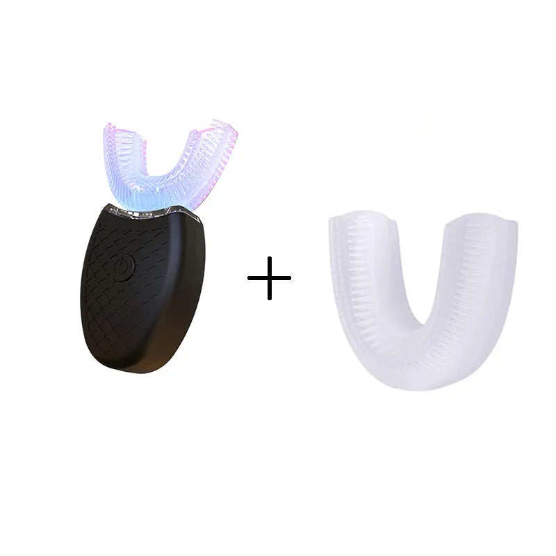 Brosse à Dents Électrique Sonique 360° – Tête en U, Charge USB, Waterproof