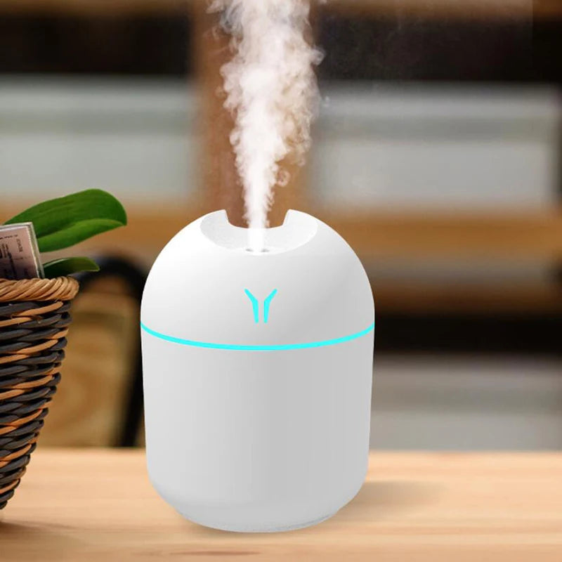 Humidificateur USB Mini – Diffuseur d'Arômes avec Lampe LED