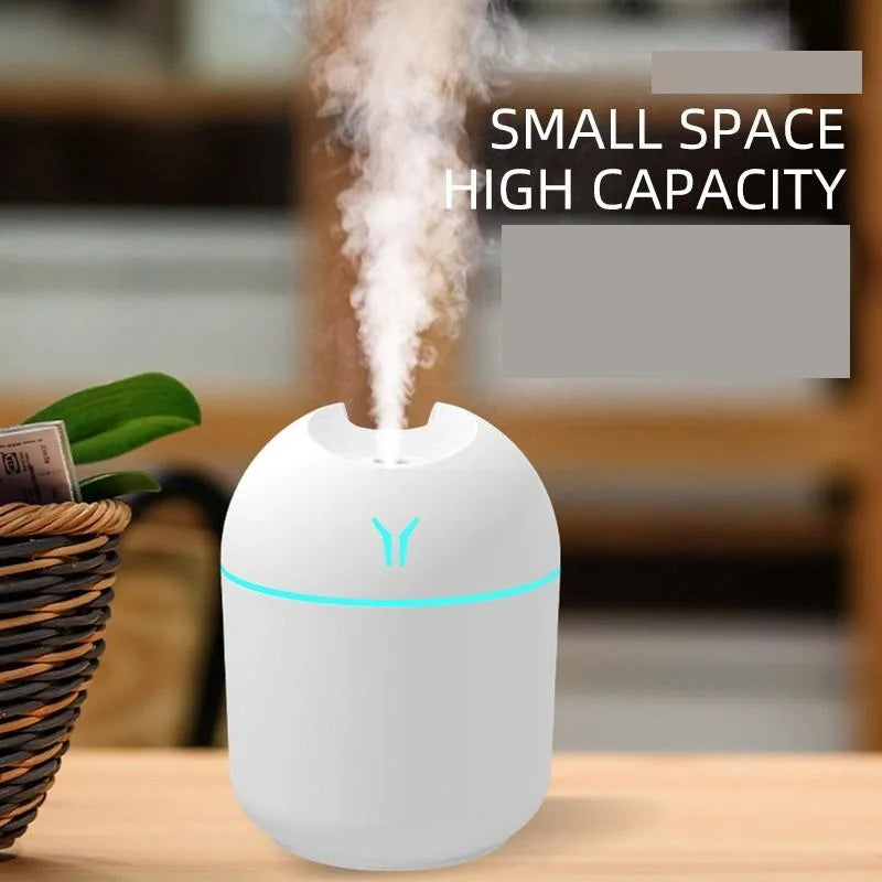 Humidificateur USB Mini – Diffuseur d'Arômes avec Lampe LED