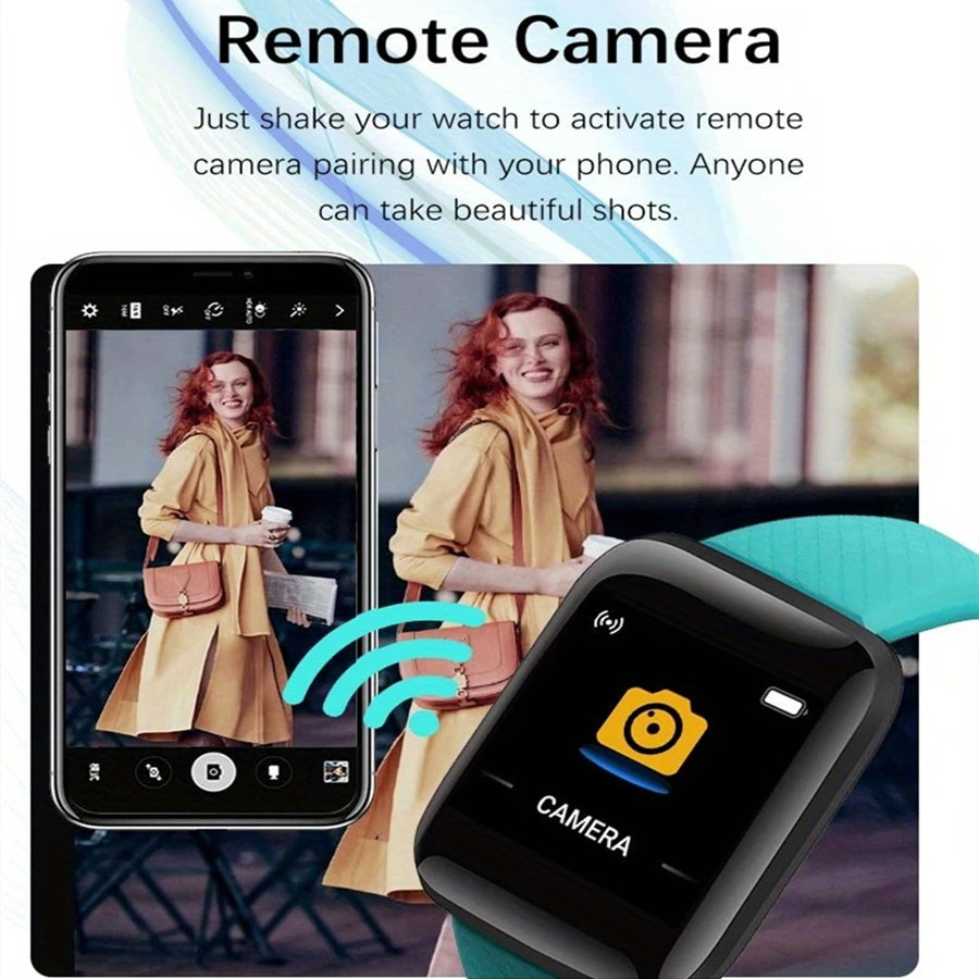 Smartwatch Connectée Y68 / 116Plus – Fitness, Fréquence Cardiaque & Notifications