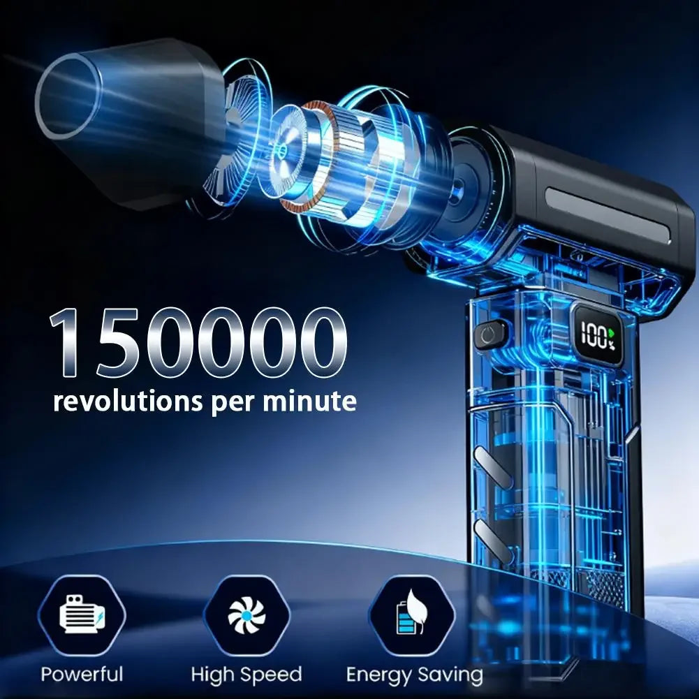 Souffleur Turbo X8 Sans Balais – Nettoyeur d'air 150 000 RPM