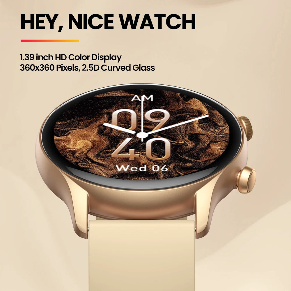 Montre Connectée Zeblaze Btalk 3 Plus – Appels, Suivi Santé, Écran HD 1,39"