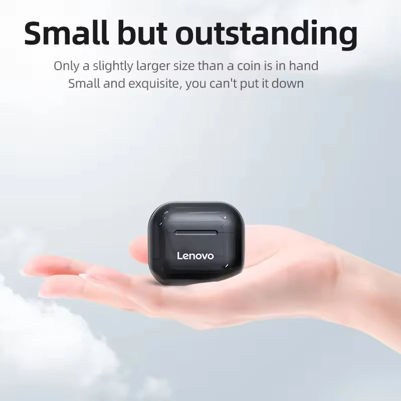 Écouteurs Bluetooth Lenovo LP40 – Son HIFI, Contrôle Tactile & Micro