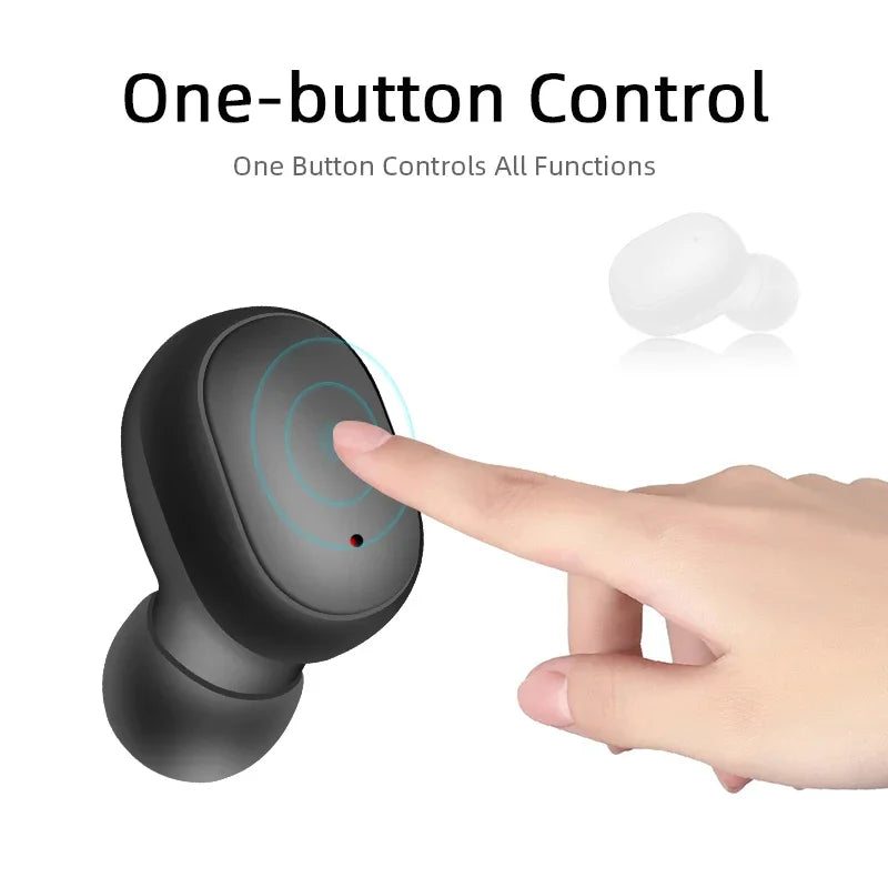 Écouteurs Bluetooth TWS E6S – Affichage LED, Réduction de Bruit, Micro Intégré