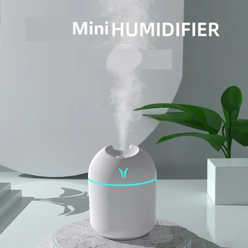 Humidificateur USB Mini – Diffuseur d'Arômes avec Lampe LED